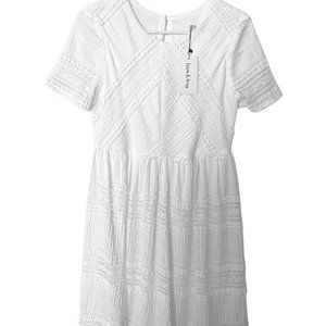 Wren and Ivory  Peretti white/ivory lace dress size Small